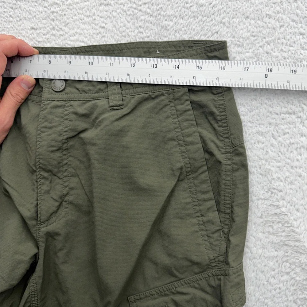 The‎ North Face Mens Horizon Cargo Shorts Olive Green Hiking Ripstop Size 32